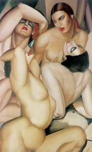 Tamara de Lempicka - Group of Four Nudes
