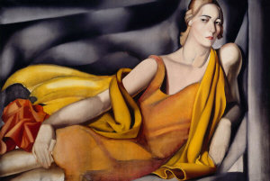 Tamara de Lempicka - Woman in a Yellow Dress