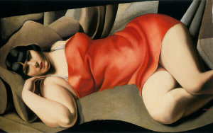 Tamara de Lempicka - The Pink Tunic