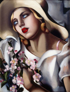 Tamara de Lempicka - The Straw Hat (Le chapeau de paille)