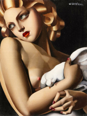 Tamara de Lempicka - Woman with Dove