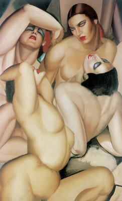 Tamara de Lempicka - Group of Four Nudes