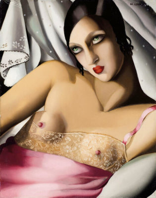 Tamara de Lempicka - The Pink Slip (The Pink Shirt I)