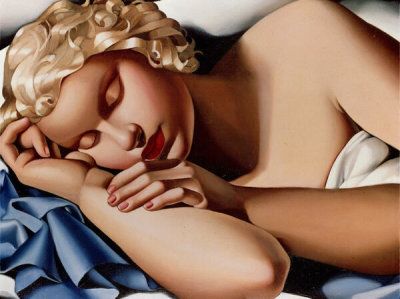 Tamara de Lempicka - Sleeping Woman (Kizette)