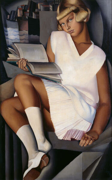 Tamara de Lempicka, Kizette in Pink, 1926